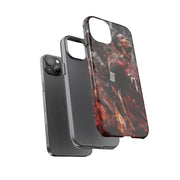 Tough Cases - Fiery Soccer Fan iPhone Case for Sports Enthusiasts