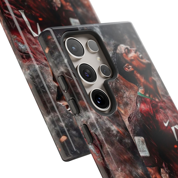 Tough Cases - Fiery Soccer Fan iPhone Case for Sports Enthusiasts