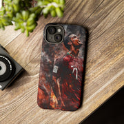 Tough Cases - Fiery Soccer Fan iPhone Case for Sports Enthusiasts