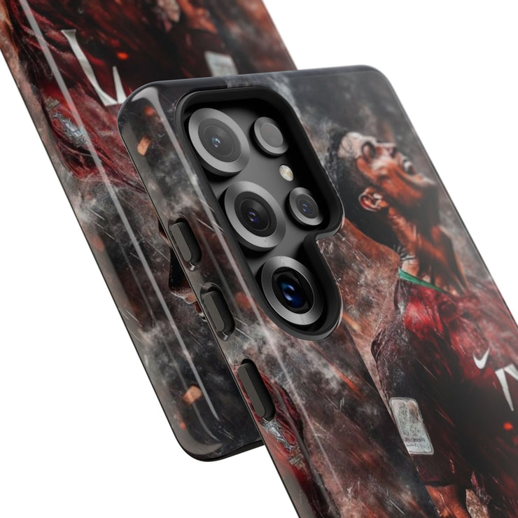 Tough Cases - Fiery Soccer Fan iPhone Case for Sports Enthusiasts