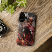 Tough Cases - Fiery Soccer Fan iPhone Case for Sports Enthusiasts