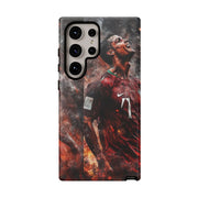 Tough Cases - Fiery Soccer Fan iPhone Case for Sports Enthusiasts