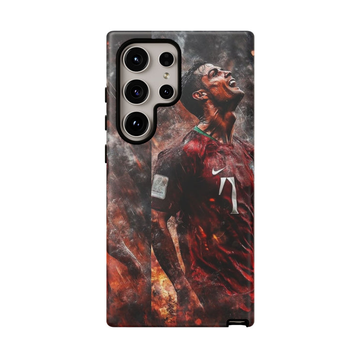 Tough Cases - Fiery Soccer Fan iPhone Case for Sports Enthusiasts