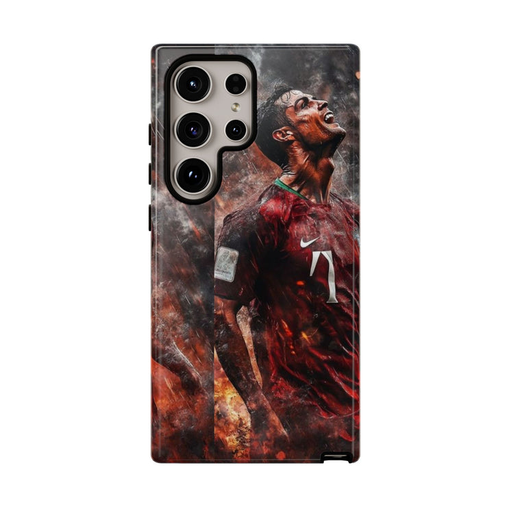 Tough Cases - Fiery Soccer Fan iPhone Case for Sports Enthusiasts