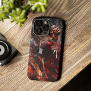 Tough Cases - Fiery Soccer Fan iPhone Case for Sports Enthusiasts