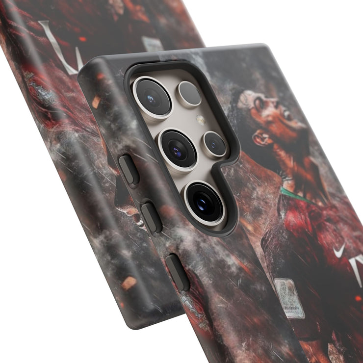 Tough Cases - Fiery Soccer Fan iPhone Case for Sports Enthusiasts