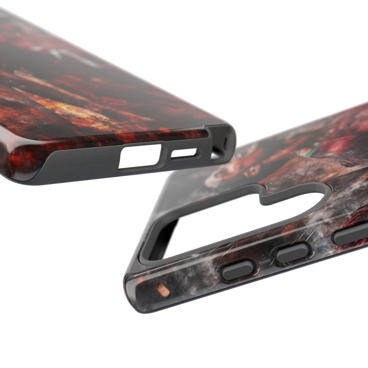 Tough Cases - Fiery Soccer Fan iPhone Case for Sports Enthusiasts