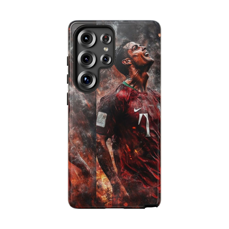 Tough Cases - Fiery Soccer Fan iPhone Case for Sports Enthusiasts