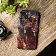 Tough Cases - Fiery Soccer Fan iPhone Case for Sports Enthusiasts