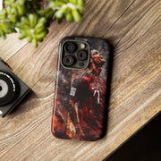 Tough Cases - Fiery Soccer Fan iPhone Case for Sports Enthusiasts