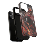 Tough Cases - Fiery Soccer Fan iPhone Case for Sports Enthusiasts