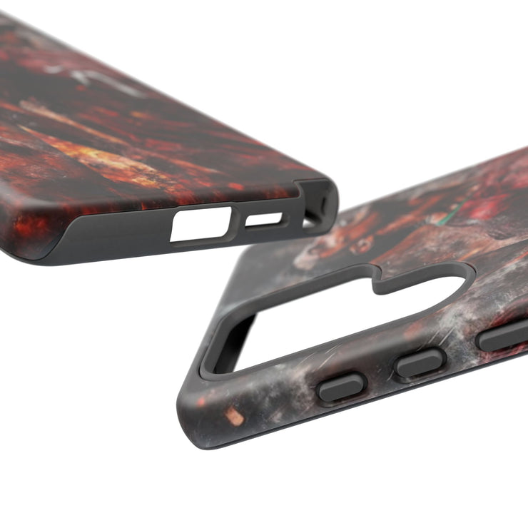 Tough Cases - Fiery Soccer Fan iPhone Case for Sports Enthusiasts
