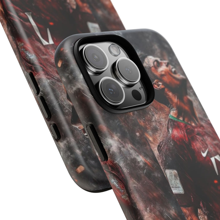 Tough Cases - Fiery Soccer Fan iPhone Case for Sports Enthusiasts
