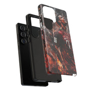 Tough Cases - Fiery Soccer Fan iPhone Case for Sports Enthusiasts