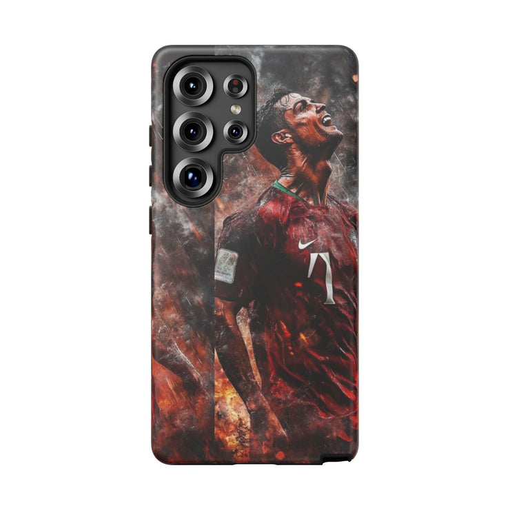 Tough Cases - Fiery Soccer Fan iPhone Case for Sports Enthusiasts