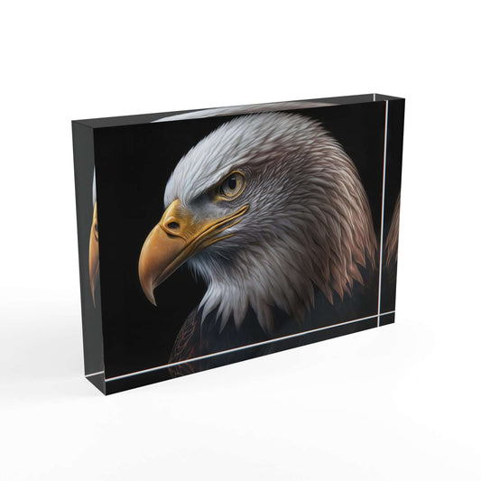 Eagle Photo Block - Stunning Wildlife Artwork for Home Decor - Buy Now at shEagle Photo Block - Stunning Wildlife Artwork for Home DecorHome DecorPrintifyShekh Brend19546652044354117078op_name