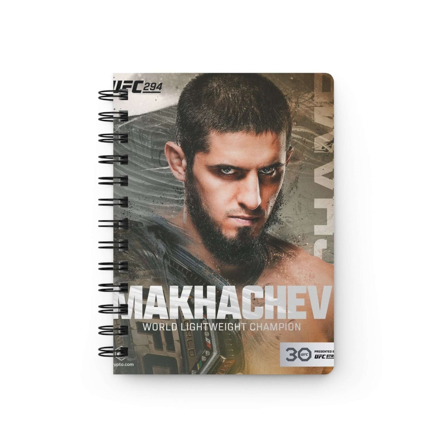 Islam Makhachev Champion Spiral Bound Journal – Perfect Gift for UFC Fans - Buy Now at shIslam Makhachev Champion Spiral Bound Journal – Perfect Gift for UFC FansPaper productsPrintifyShekh Brend49750579221201380279op_name