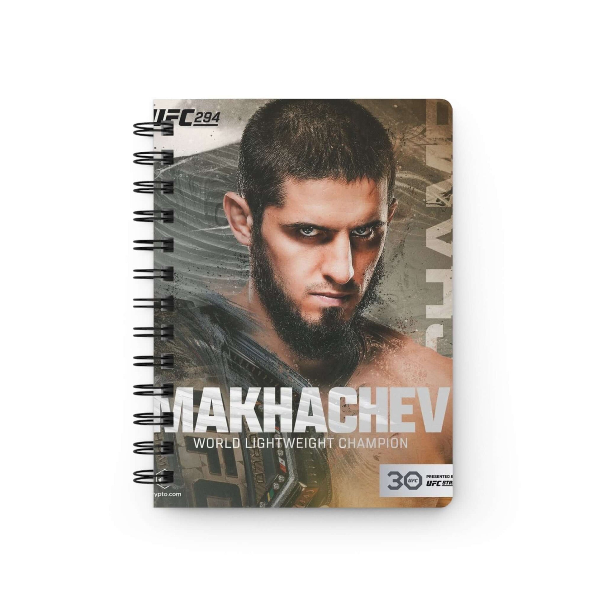 Islam Makhachev Champion Spiral Bound Journal – Perfect Gift for UFC Fans - Buy Now at shIslam Makhachev Champion Spiral Bound Journal – Perfect Gift for UFC FansPaper productsPrintifyShekh Brend49750579221201380279op_name