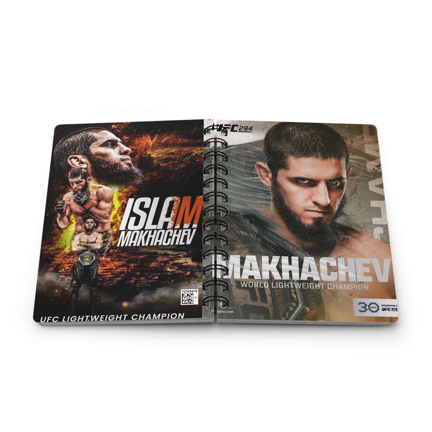 Islam Makhachev Champion Spiral Bound Journal – Perfect Gift for UFC Fans - Buy Now at shIslam Makhachev Champion Spiral Bound Journal – Perfect Gift for UFC FansPaper productsPrintifyShekh Brend49750579221201380279op_name