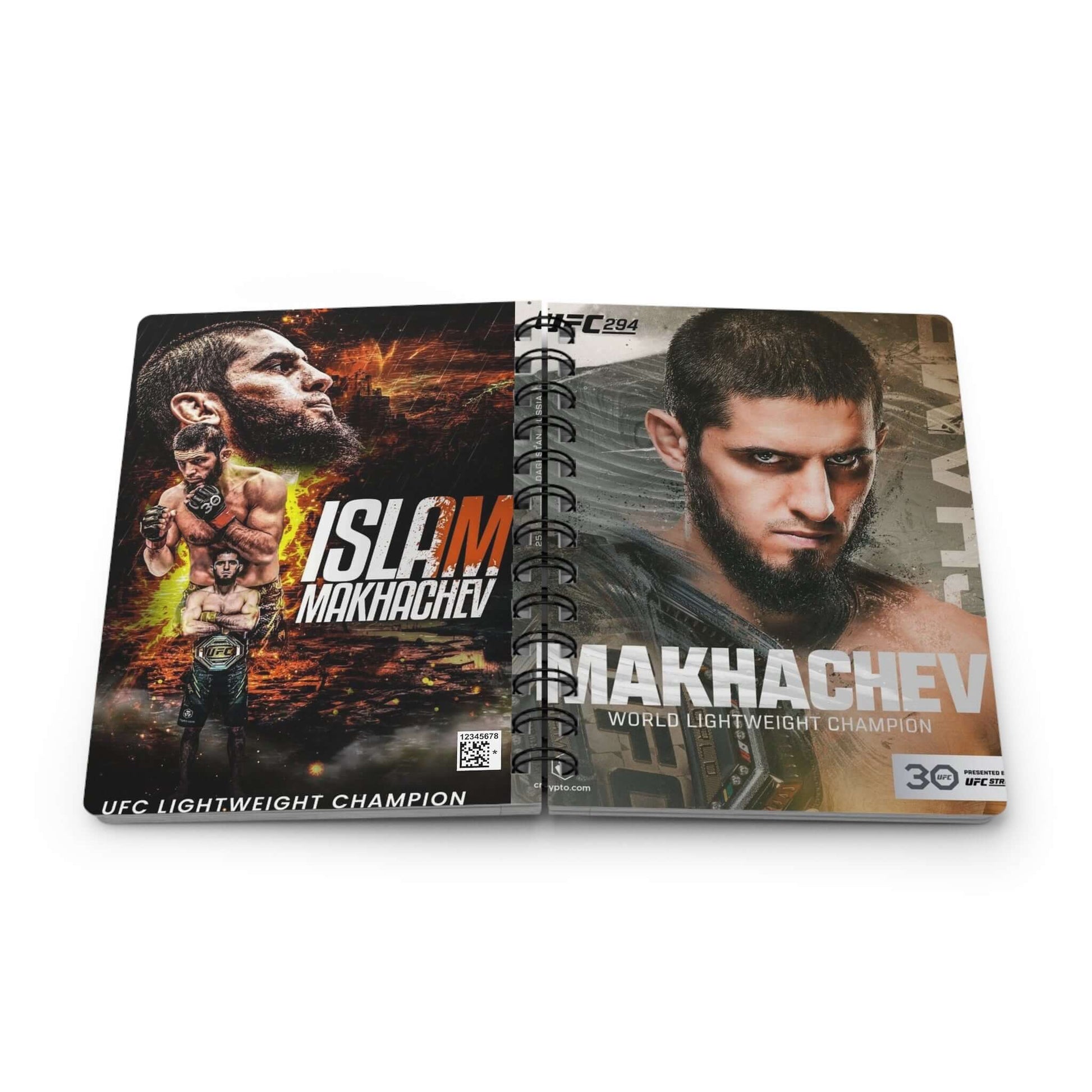 Islam Makhachev Champion Spiral Bound Journal – Perfect Gift for UFC Fans - Buy Now at shIslam Makhachev Champion Spiral Bound Journal – Perfect Gift for UFC FansPaper productsPrintifyShekh Brend49750579221201380279op_name