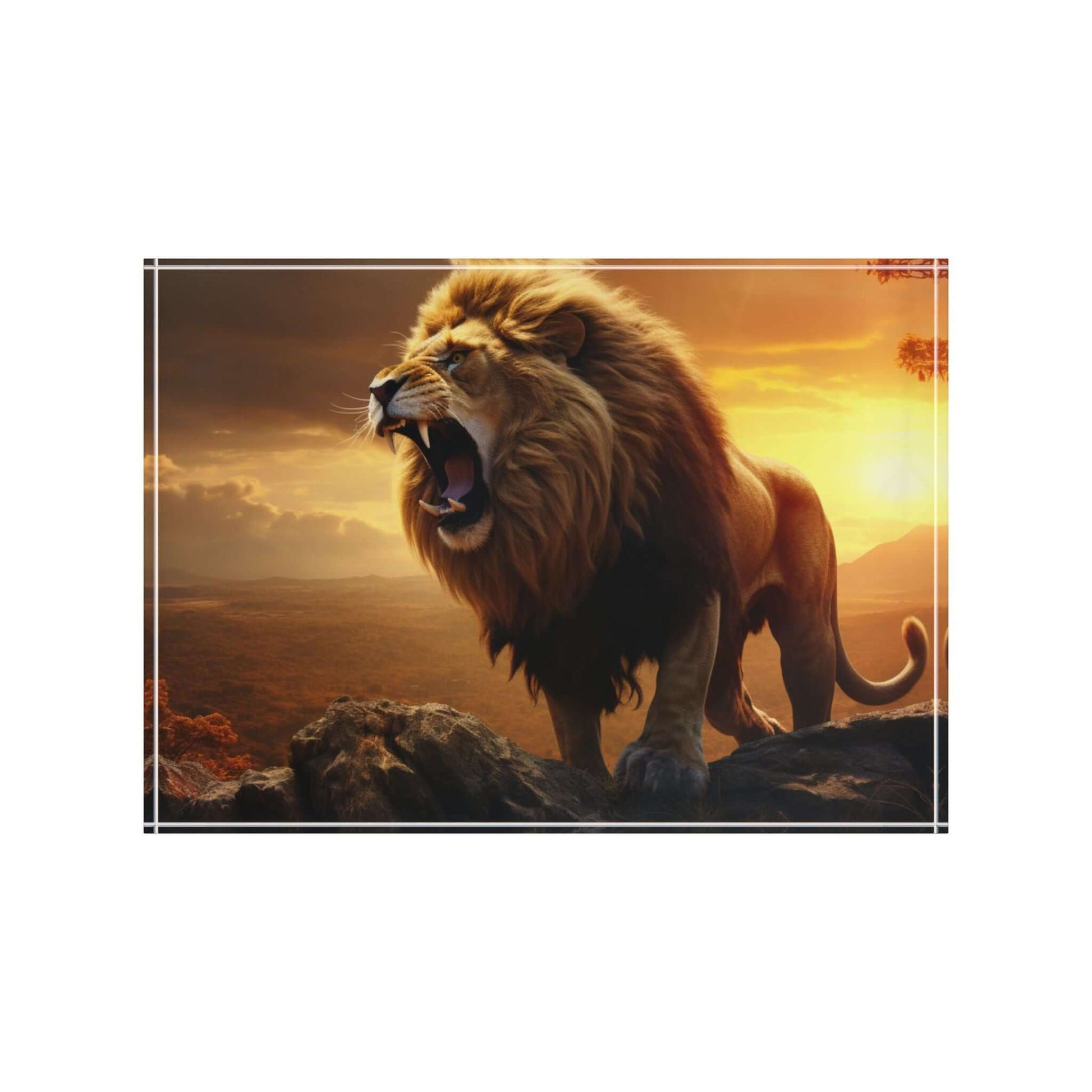 Majestic Lion Photo Block - Stunning Home Decor for Animal Lovers - Buy Now at shMajestic Lion Photo Block - Stunning Home Decor for Animal LoversHome DecorPrintifyShekh Brend40948987291266877258op_name