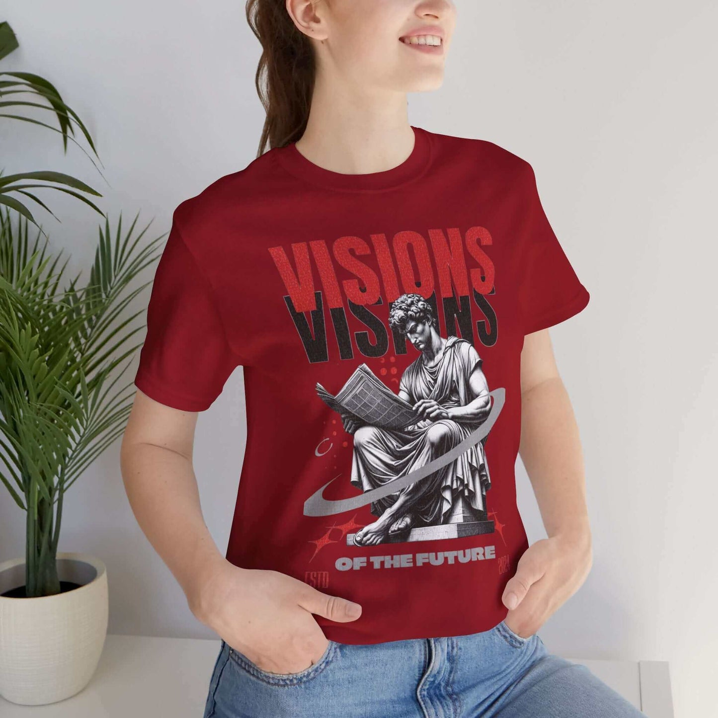 Visionary Future Tee - Unisex Jersey Tee, Graphic Tee for Inspiration, Trendy Casual Wear, Gift for Dreamers, Motivational Apparel - Buy Now at shVisionary Future Tee - Unisex Jersey Tee, Graphic Tee for Inspiration, Trendy Casual Wear, Gift for Dreamers, Motivational ApparelT-ShirtPrintifyShekh Brend32457178262128692337op_name