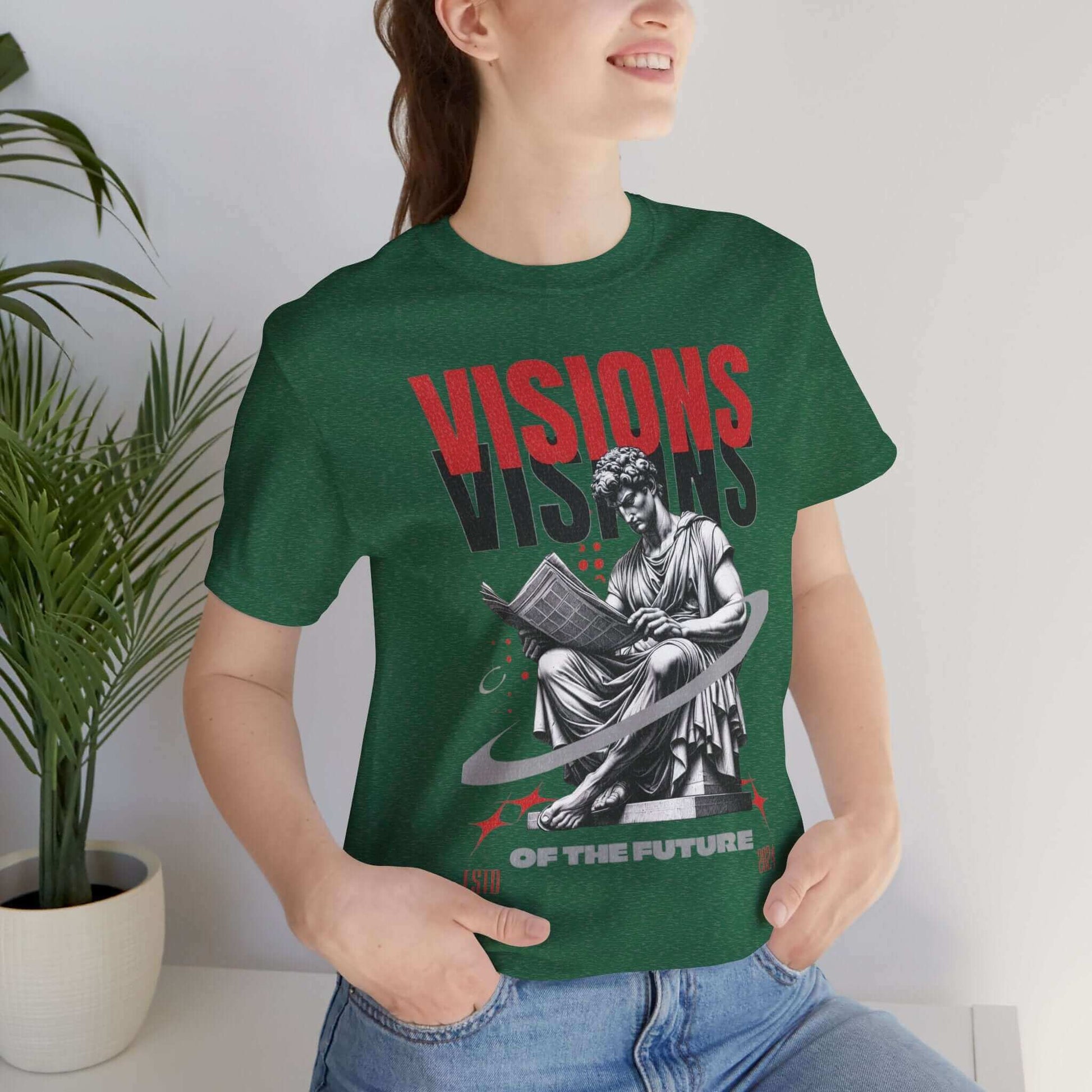 Visionary Future Tee - Unisex Jersey Tee, Graphic Tee for Inspiration, Trendy Casual Wear, Gift for Dreamers, Motivational Apparel - Buy Now at shVisionary Future Tee - Unisex Jersey Tee, Graphic Tee for Inspiration, Trendy Casual Wear, Gift for Dreamers, Motivational ApparelT-ShirtPrintifyShekh Brend32457178262128692337op_name