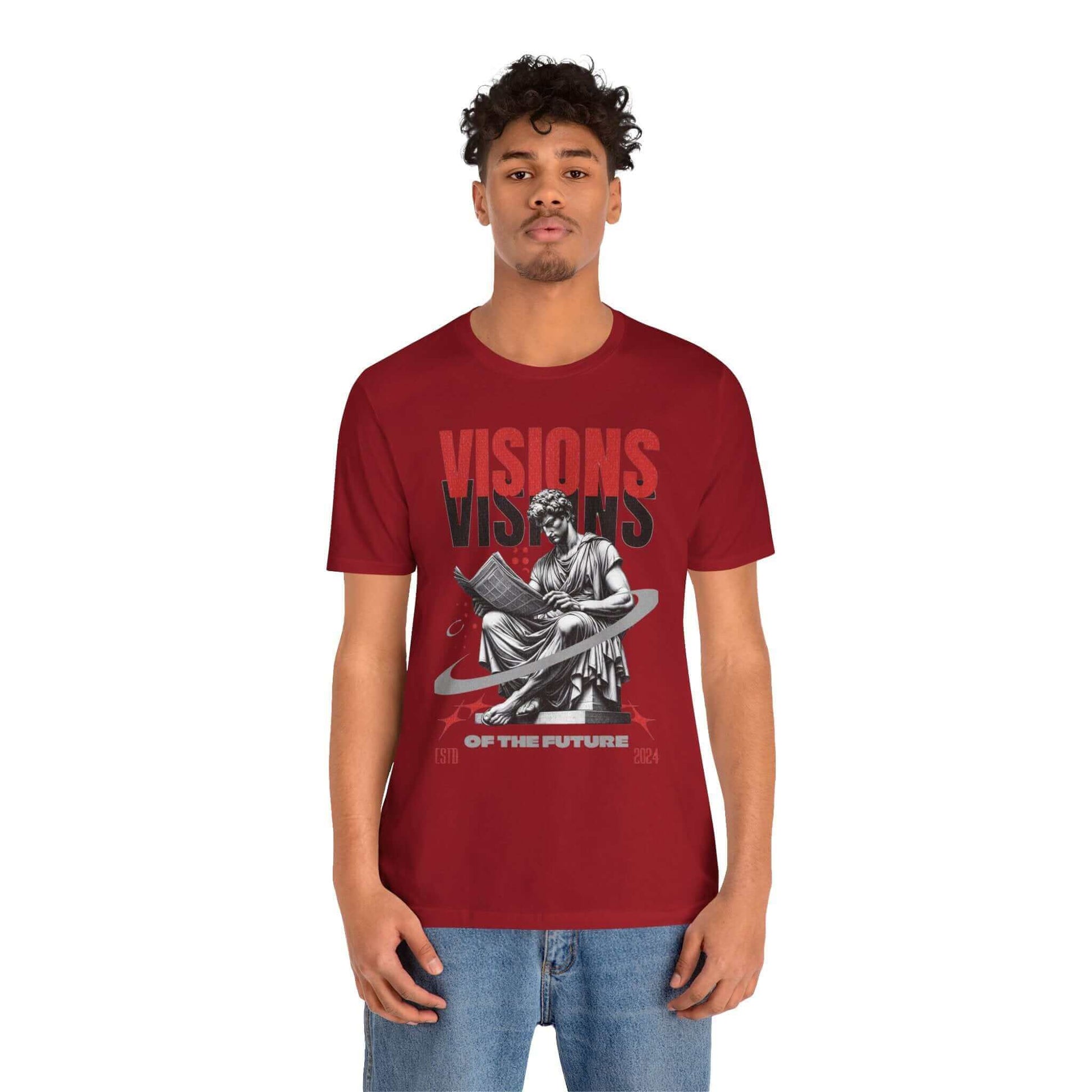 Visionary Future Tee - Unisex Jersey Tee, Graphic Tee for Inspiration, Trendy Casual Wear, Gift for Dreamers, Motivational Apparel - Buy Now at shVisionary Future Tee - Unisex Jersey Tee, Graphic Tee for Inspiration, Trendy Casual Wear, Gift for Dreamers, Motivational ApparelT-ShirtPrintifyShekh Brend32457178262128692337op_name
