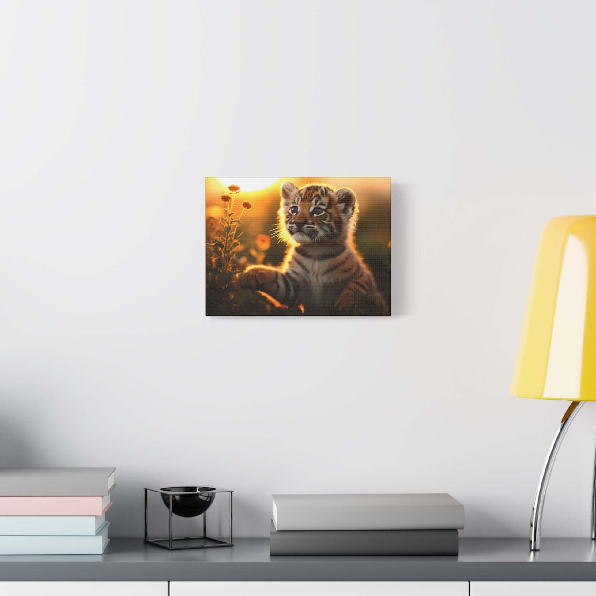 Whimsical Tiger Cub Canvas Wall Art | Stretched Matte Print for Kid's Room Decor - Buy Now at shWhimsical Tiger Cub Canvas Wall Art | Stretched Matte Print for Kid's Room DecorCanvasPrintifyShekh Brend67350600244755866972op_name