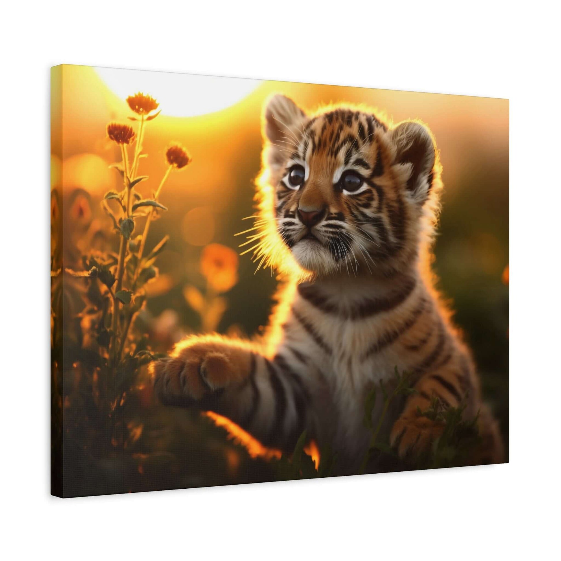 Whimsical Tiger Cub Canvas Wall Art | Stretched Matte Print for Kid's Room Decor - Buy Now at shWhimsical Tiger Cub Canvas Wall Art | Stretched Matte Print for Kid's Room DecorCanvasPrintifyShekh Brend67350600244755866972op_name