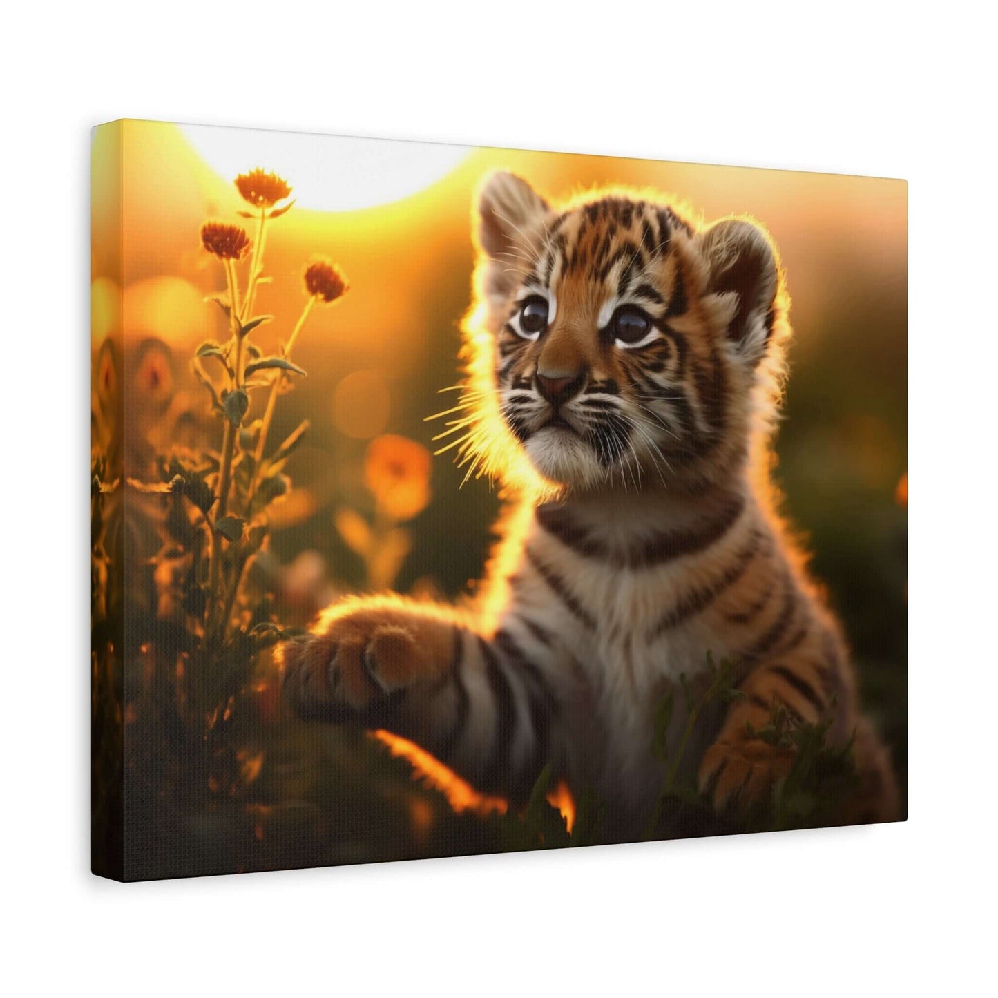 Whimsical Tiger Cub Canvas Wall Art | Stretched Matte Print for Kid's Room Decor - Buy Now at shWhimsical Tiger Cub Canvas Wall Art | Stretched Matte Print for Kid's Room DecorCanvasPrintifyShekh Brend67350600244755866972op_name