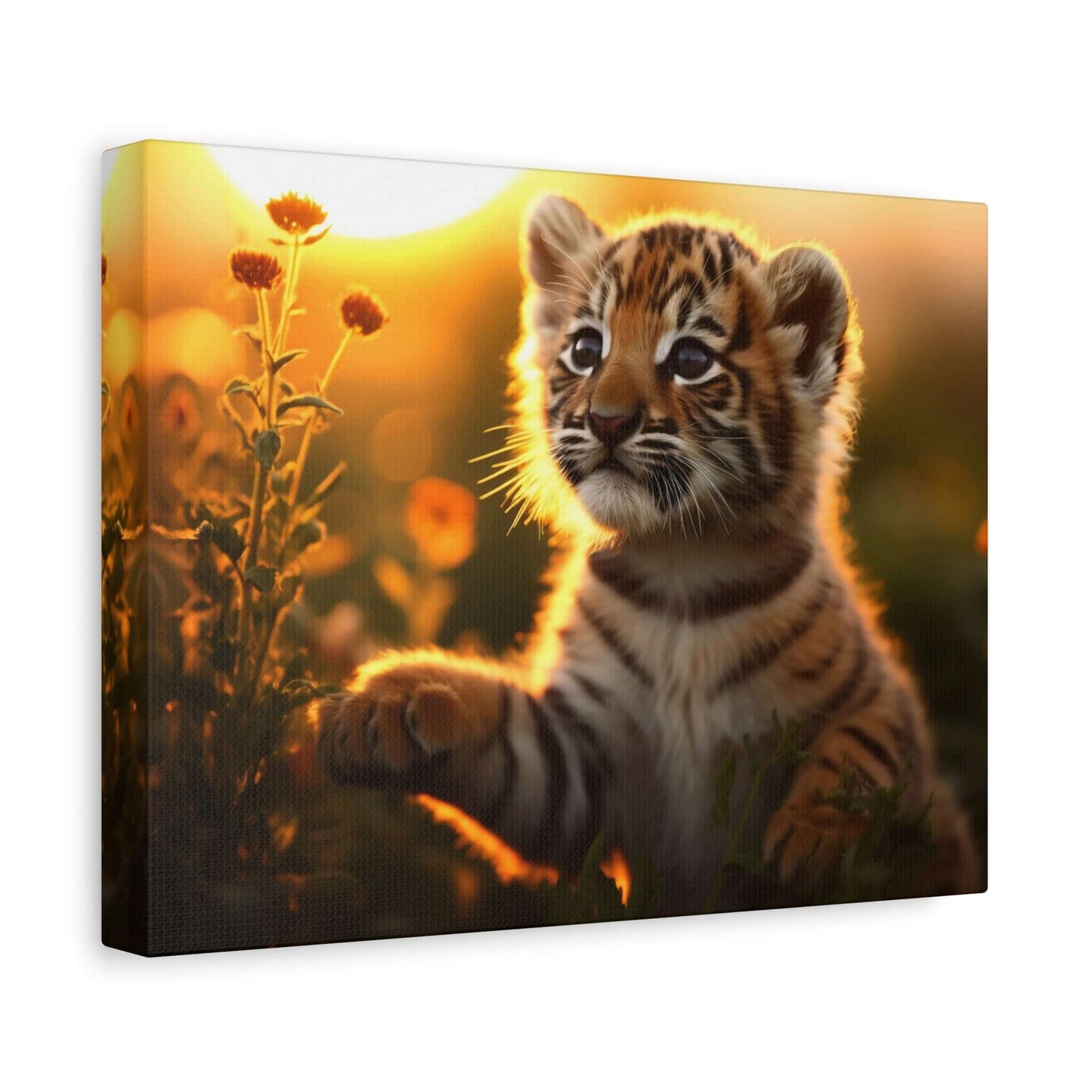 Whimsical Tiger Cub Canvas Wall Art | Stretched Matte Print for Kid's Room Decor - Buy Now at shWhimsical Tiger Cub Canvas Wall Art | Stretched Matte Print for Kid's Room DecorCanvasPrintifyShekh Brend67350600244755866972op_name