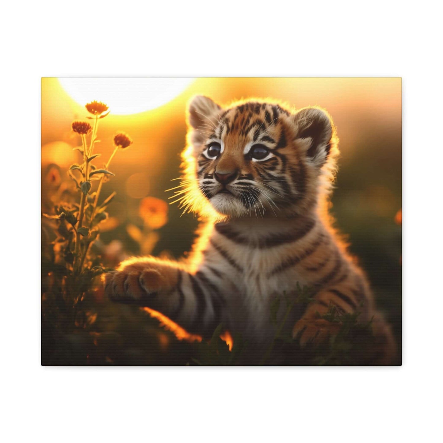 Whimsical Tiger Cub Canvas Wall Art | Stretched Matte Print for Kid's Room Decor - Buy Now at shWhimsical Tiger Cub Canvas Wall Art | Stretched Matte Print for Kid's Room DecorCanvasPrintifyShekh Brend15396070307659819327op_name