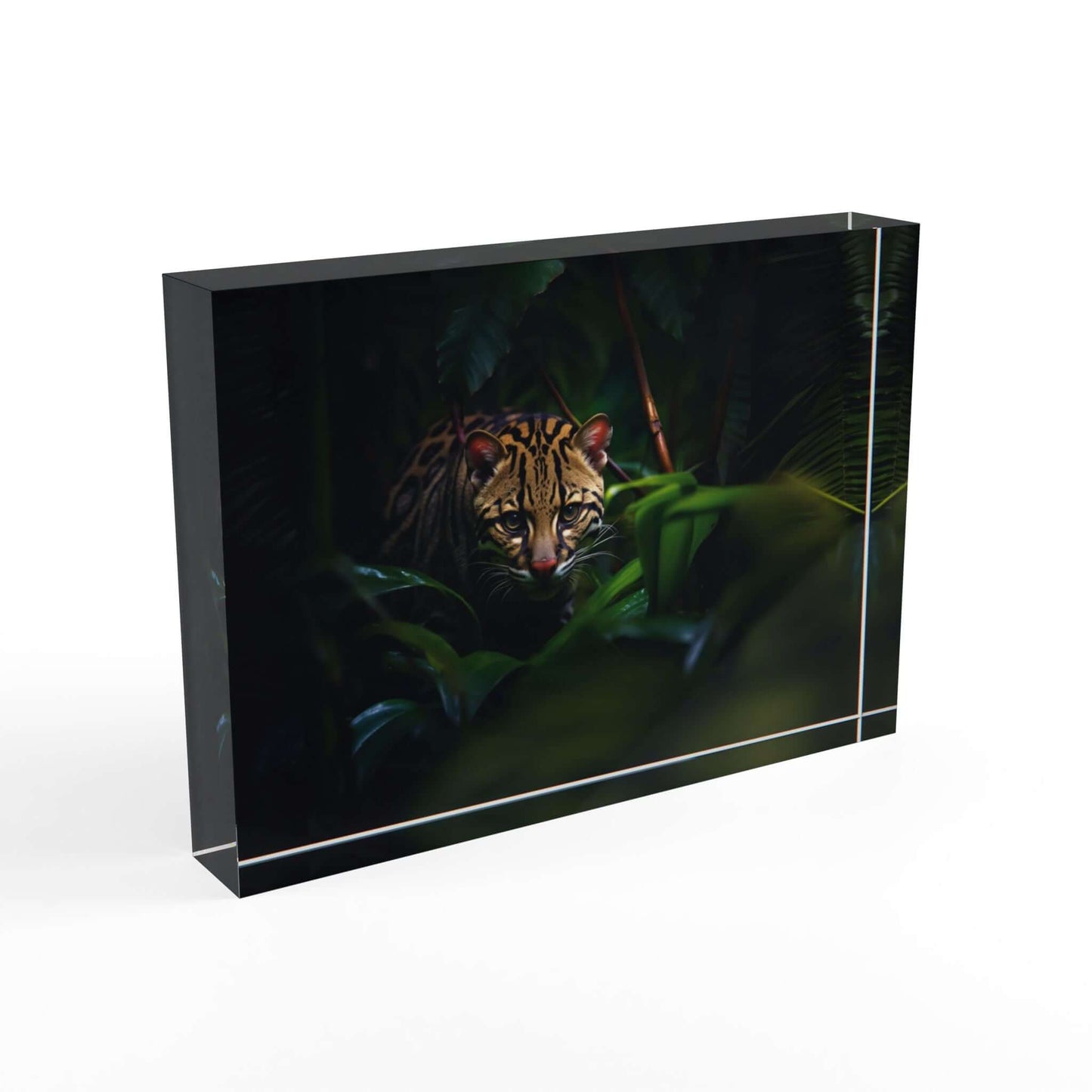 Wildlife Photo Block - Stunning Jungle Cat Decor - Buy Now at shWildlife Photo Block - Stunning Jungle Cat DecorHome DecorPrintifyShekh Brend24438984905657206385op_name